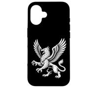 Majestic Griffin with Wings Fierce Mythic Beast Line Art Case for iPhone 16