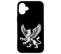 Majestic Griffin with Wings Fierce Mythic Beast Line Art Case for iPhone 16 Plus