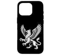 Majestic Griffin with Wings Fierce Mythic Beast Line Art Case for iPhone 16 Pro