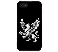 Majestic Griffin with Wings Fierce Mythic Beast Line Art Case for iPhone SE (2020) / 7/8
