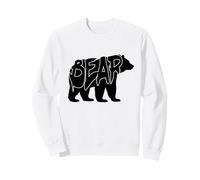 Majestic Grizzly Bear Roaming the Wilderness Adventure Sweatshirt