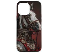 Majestic Guard Hyperrealist Roman Warrior Horse Design Case for iPhone 13 Pro Max