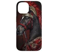 Majestic Guard Hyperrealist Roman Warrior Horse Design Case for iPhone 14