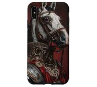 Majestic Guard Hyperrealist Roman Warrior Horse Design Case for iPhone XS Max
