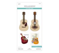 Majestic Guitar Etched Dies from The Bibi's Musical Notes Collection by Bibi Cameron