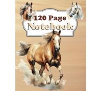Majestic Horse Notebook: 120-Page Wide-Ruled Journal for Horse Lovers: Perfect for Writing, Journaling, and Schoolwork | 8.5 x 11 Horse-Themed ... Running Horses for Kids, Teens, and Adults