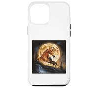 Majestic horse under a full moon and waterfall scene Case for iPhone 12 Pro Max