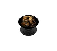 Majestic Horses Full Moon Lightning Equestrian Theme Art PopSockets Adhesive PopGrip