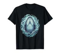 Majestic Humpback Whale Ocean Wave Portrait T-Shirt
