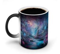 Majestic Jungle Forest Tree Color Changing Mugs Heat Changing Ceramic Coffee Mug Novelty Funny Tea Water Cup 11OZ