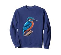Majestic Kingfisher On A Branch Sweatshirt