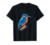 Majestic Kingfisher On A Branch Value Graphic T-Shirt