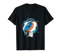 Majestic Kingfisher Perched On Stump Value Graphic T-Shirt