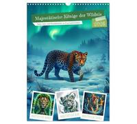 Majestic kings of the wilderness UK-Version (Wall Calendar 2026 DIN A3 Portrait), CALVENDO 12 Month Wall Calendar