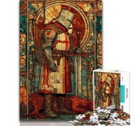 Majestic Knight 1000 Piece Jigsaw Puzzle for Adults And Teenagers,Challenging To Complete But Fun And Humorous Unique Home Decor And Gifts (38x26cm)