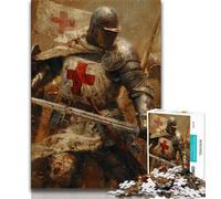 Majestic Knight 1000 Piece Jigsaw Puzzle for Adults And Teenagers,for Educational Game Challenge Toy for Is Ideal As A Gift for The Whole Family (50x75cm)