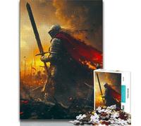 Majestic Knight 1000 Piece Jigsaw Puzzles for Adults,Challenging Family Activity Games DIY Toy for Home Wall Decor Gifts (75x50cm)