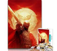Majestic Knight Adult Jigsaws 1000 Pieces Difficult,Family Game Stress Reliever Difficult Challenge Secret Santa Gifts (38x26cm)