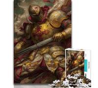Majestic Knight Jigsaw Puzzles for Adults 1000 Pieces,Help The Brain Exercise Addictive Toys to Cultivate Patience Great Gift (50x75cm)
