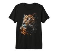 Majestic Leopard - Kids & Adults Safari Big Cats Staff Premium T-Shirt