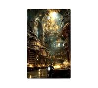 Majestic Library Light Switch Cover Plates/Outlet Covers, Enchanted Bookish Design for Home Decor, Thermoplastic Wall Plates, Standard Size Blank Cover Plate