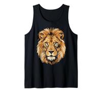 Majestic Lion Head Vintage Safari Portraits King Tank Top