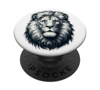 Majestic Lion Portrait PopSockets Swappable PopGrip