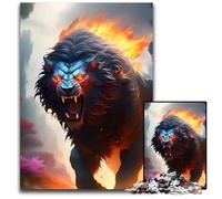 Majestic Lion Pride Adult Jigsaw Puzzles 1000 Pieces Wooden Jigsaw Perfect for Birthday ChristmasHalloween Gifts 1000 PCS(75x50cm)