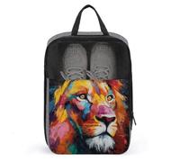 Majestic Lion Shoe Bag for Travel Daily Use Anti-dust Storage Carrier Golf Shoe Pouch