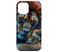 Majestic Lion & Sleeping Cub Heartwarming Design Collection Case for iPhone 12 mini