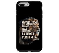 Majestic Lion with Spanish Faith Quote - Mateo 5:5 Case for iPhone 7 Plus/8 Plus