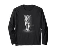 Majestic Lioness Walking Forward African Wildlife Long Sleeve T-Shirt