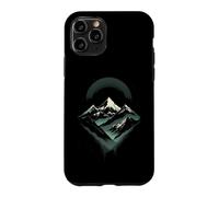 Majestic Mountain Peaks with Moonlit Background Case for iPhone 11 Pro
