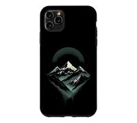 Majestic Mountain Peaks with Moonlit Background Case for iPhone 11 Pro Max