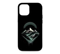 Majestic Mountain Peaks with Moonlit Background Case for iPhone 12/12 Pro