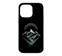 Majestic Mountain Peaks with Moonlit Background Case for iPhone 14 Pro Max