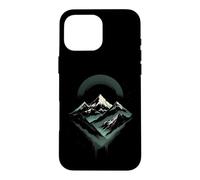 Majestic Mountain Peaks with Moonlit Background Case for iPhone 16 Pro Max