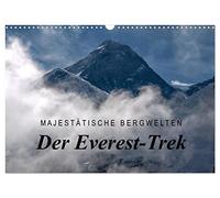 Majestic Mountain Worlds - The Everest Trek UK-Version (Wall Calendar 2026 DIN A3 Landscape), CALVENDO 12 Month Wall Calendar