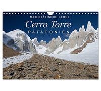 Majestic mountains Cerro Torre Patagonia UK-Version (Wall Calendar 2026 DIN A4 Landscape), CALVENDO 12 Month Wall Calendar
