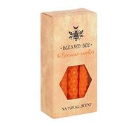 Pack of 6 Orange Beeswax Spell Candles