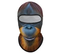 Majestic Orangutan Monkey Breathable Balaclava Sun Protection Full Face Mask Cycling Sunscreen Headcover Cap Windproof Sports Headwear