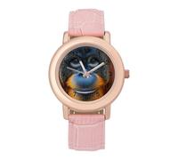 Majestic Orangutan Monkey Ladies Watches Easy Read with Leather Strap