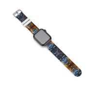 Majestic Orangutan Monkey Silicone Watch Strap 38mm 40mm 42mm 44mm Quick Release Compatible with IWatch Series 10 9 Ultra 8 7 6 5 4 3 2 1 SE