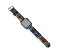 Majestic Orangutan Monkey Silicone Watch Strap 38mm 40mm 42mm 44mm Quick Release Compatible with IWatch Series 10 9 Ultra 8 7 6 5 4 3 2 1 SE