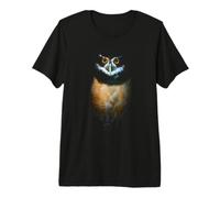 Majestic Owl Portrait Nocturnal Beauty for Bird Lovers Premium T-Shirt