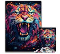 Majestic Painting Tiger 1000 Pieces Puzzles for Adults Jigsaw Puzzles for Adults for Teenagers, Family Game Night, BrainChallenging Gift Idea 1000 PCS(75x50cm)