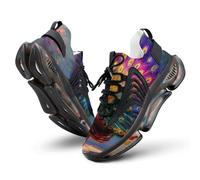 Majestic Peacock Men's Running Shoes Walking Sneakers
