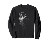 Majestic peregrine with falcon wildlife raptor Sweatshirt