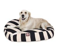Majestic Pet Black Vertical Stripe Large Round Indoor Outdoor Pet Dog Bed With Removable Washable Cover Products