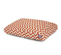 Majestic Pet Burnt Orange Chevron Extra Large Rectangle Indoor Outdoor Pet Dog Bed With Removable Washable Cover Products